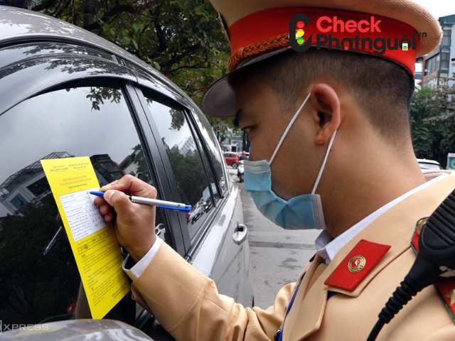 phạt nguội ô tô tại Quảng Ngãi 