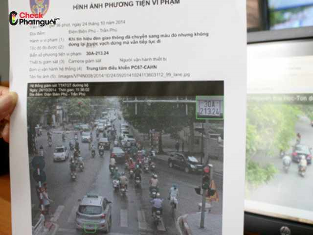Tra phạt nguội tại Trà Vinh 