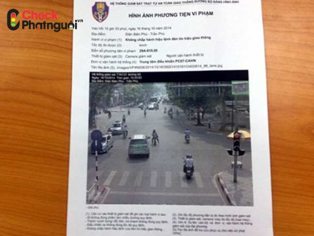 Nộp phạt nguội tại Tiền Giang