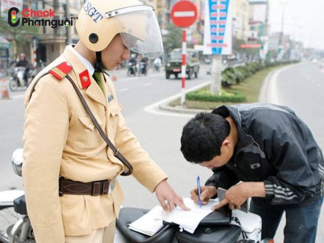Phạt nguội tại Đà Nẵng