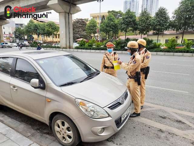 check phạt nguội ô tô tại Hà Nội