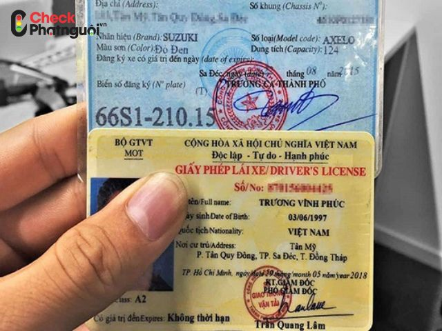 Tra phạt nguội tại Hà Giang