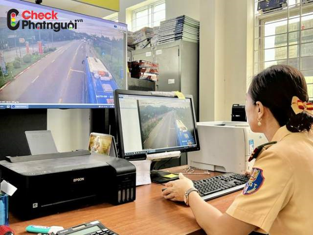 kiểm tra phạt nguội ô tô tại Vĩnh Long 