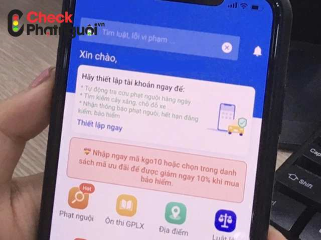 phạt nguội ô tô tại Nam Định