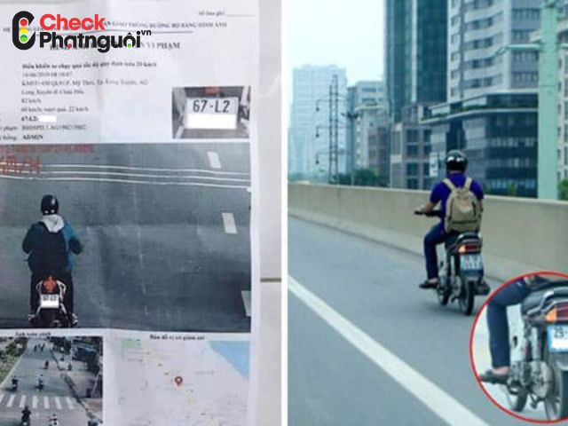Tra xe bị phạt nguội
