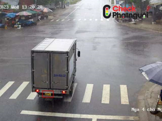 phạt nguội ô tô tại Trà Vinh